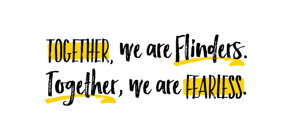 Together we are Flinders, together we are Fearless