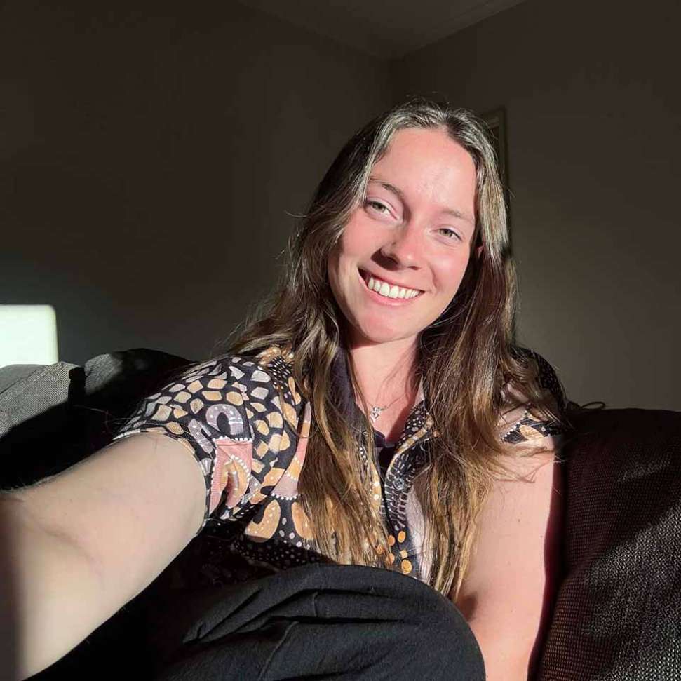 Placement student Caitlin Christian