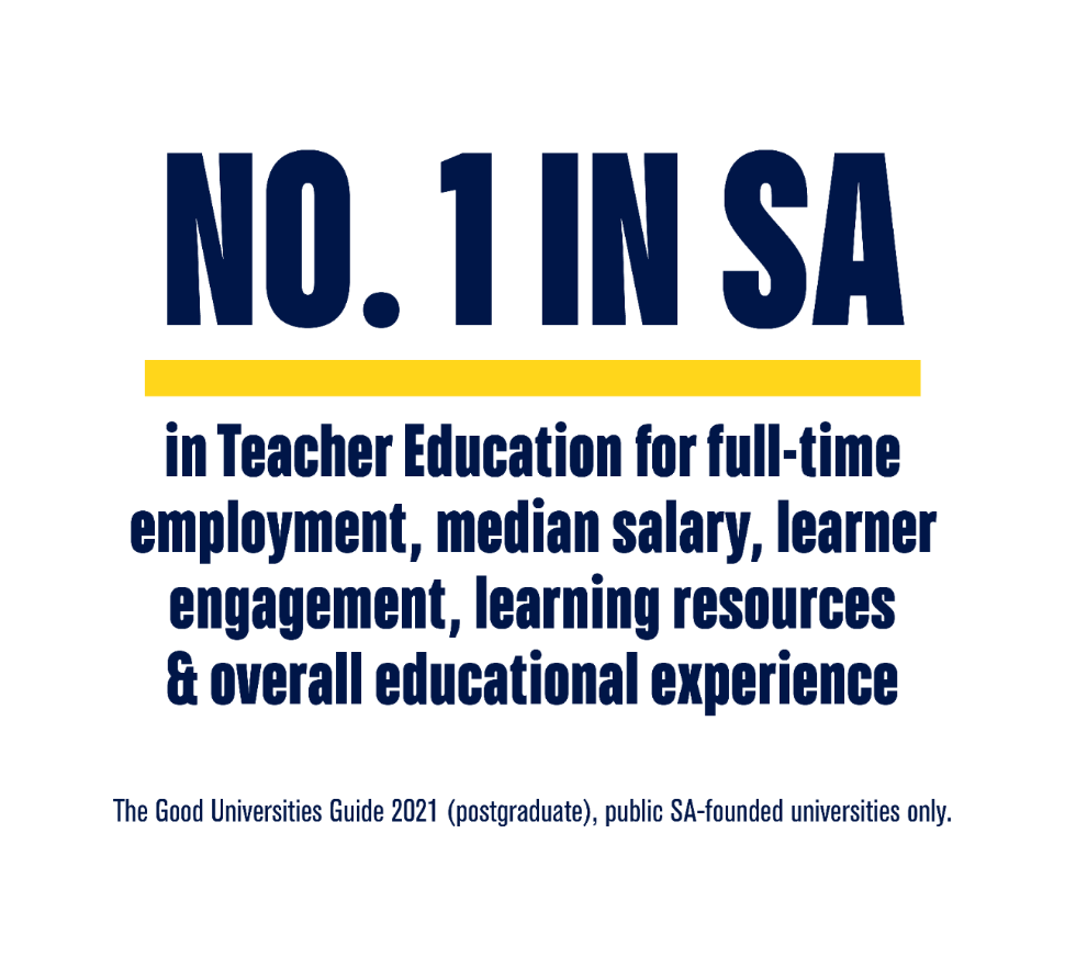 No.1 in SA for full-time employment in Teacher Education