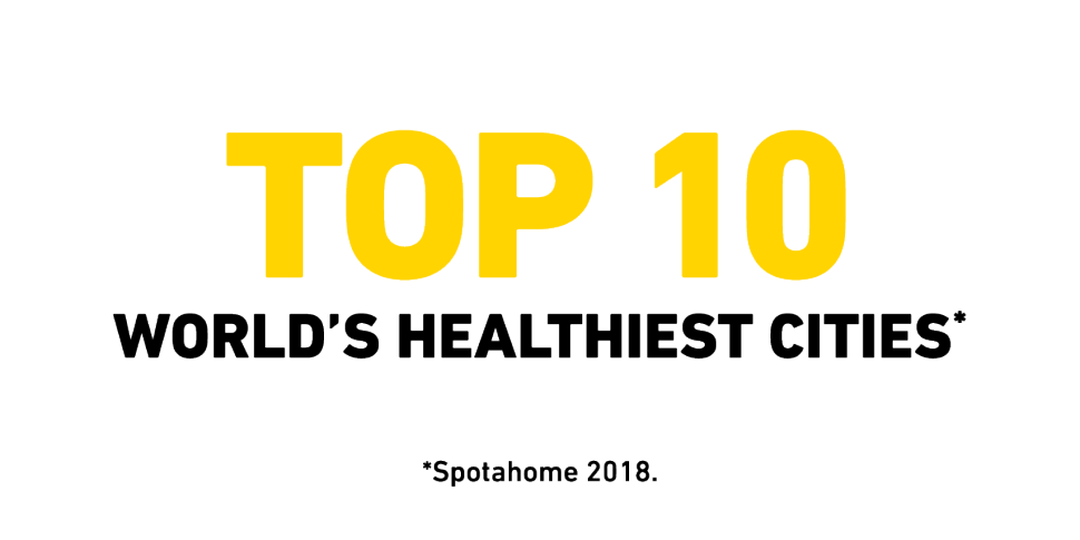 Top 10 world's healthiest city