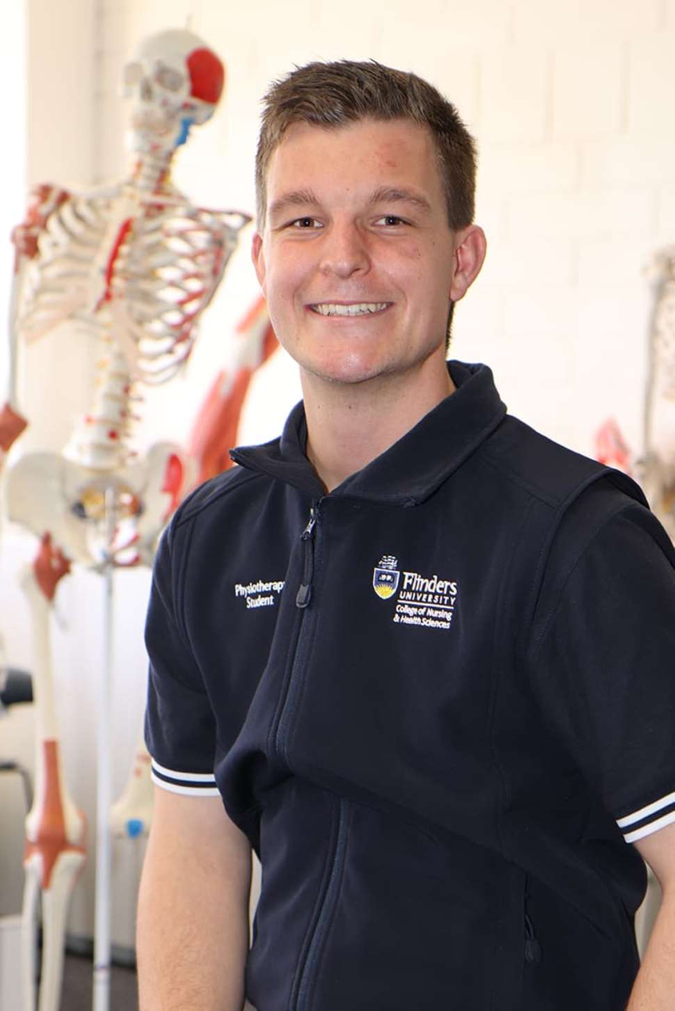 Physiotherapy student Benjamin Chapman