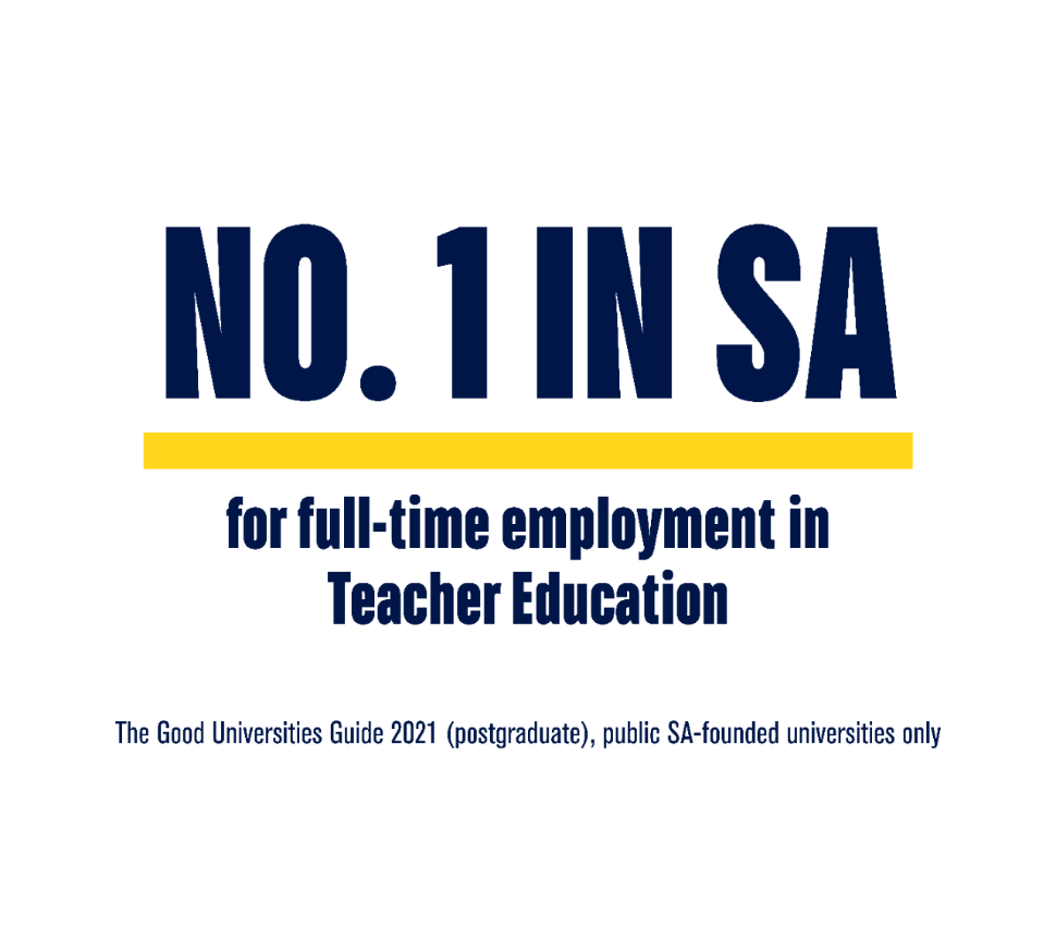 No 1 in SA in for full time employment in Teacher Education