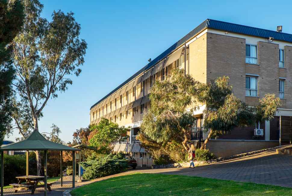 University Hall accommodation on campus