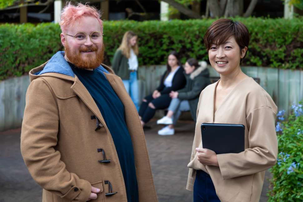 Social Work Placement Student with Lecturer